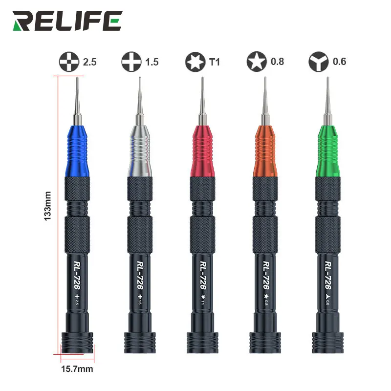 RELIFE RL-726A 3D Torque Screwdriver Anti-slip Prevent Over-force Slippage for Mobile Phone and Tablet Computer Repair Tools