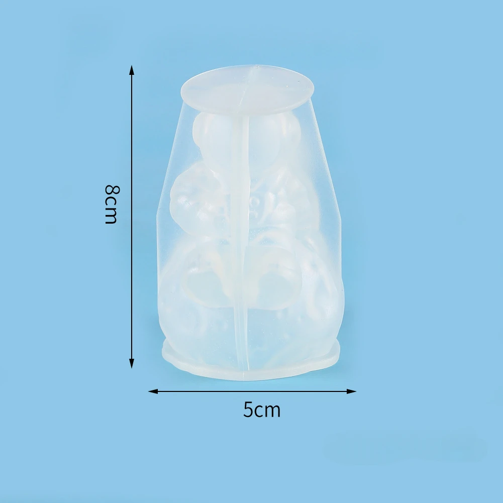 3D Astronaut Shaped Candle Mold Silicone Soft Easy Demould Lunar Human Body Molds Soap Resin Chocolate Ice Cube Mould Home Decor