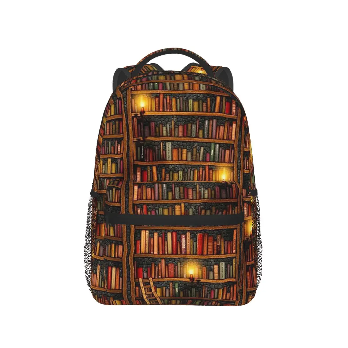 

Cartoon Books Bookshelf Backpack Hot Sale Daypack Large Capacity Kids BookBag School Bag Shoulder Bags for Men Women