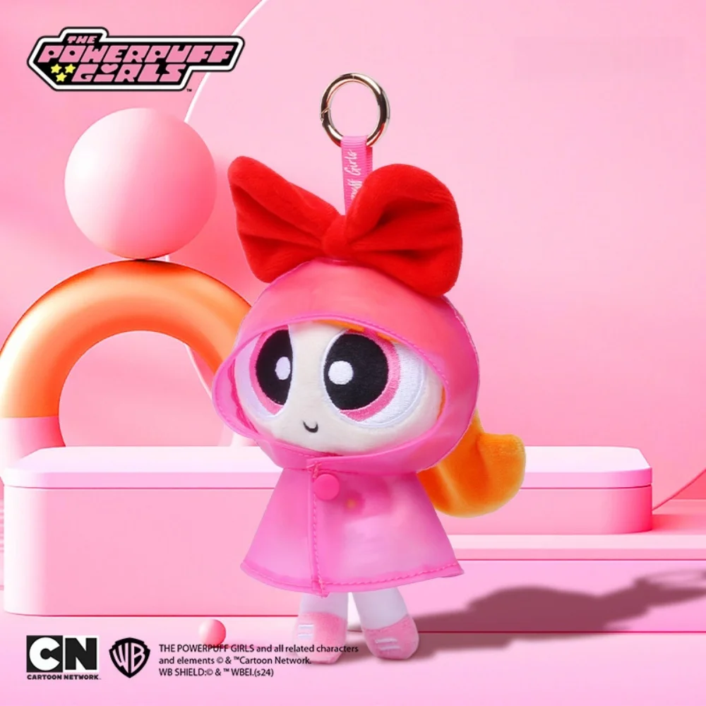 Original The Powerpuff Girls dessin animé peluche poupée Buttercup bulles fleur mignon Kawaii moelleux peluche 23 cm/35 cm  26