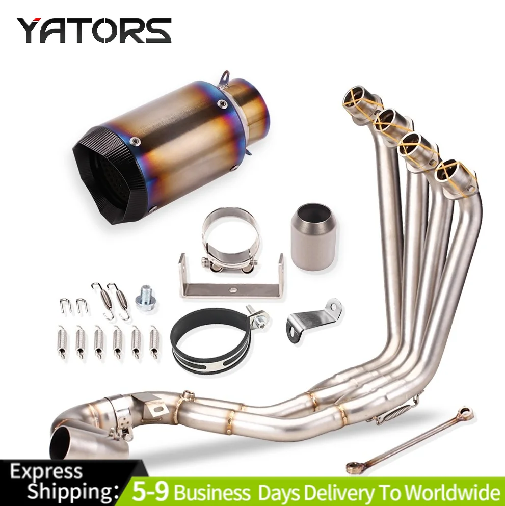 

For Honda CBR650R/F 2014-2023 Slip Exhaust System Header Pipe Muffler 51mm Exhausts Pipes
