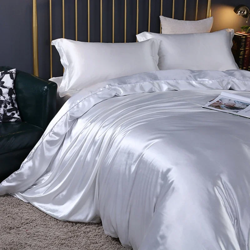 

Luxury 4pcs Bedding Set with Duvet Cover Set Double King Size Bedding Kit Bed Cover Pillowcase Bed Linen Set