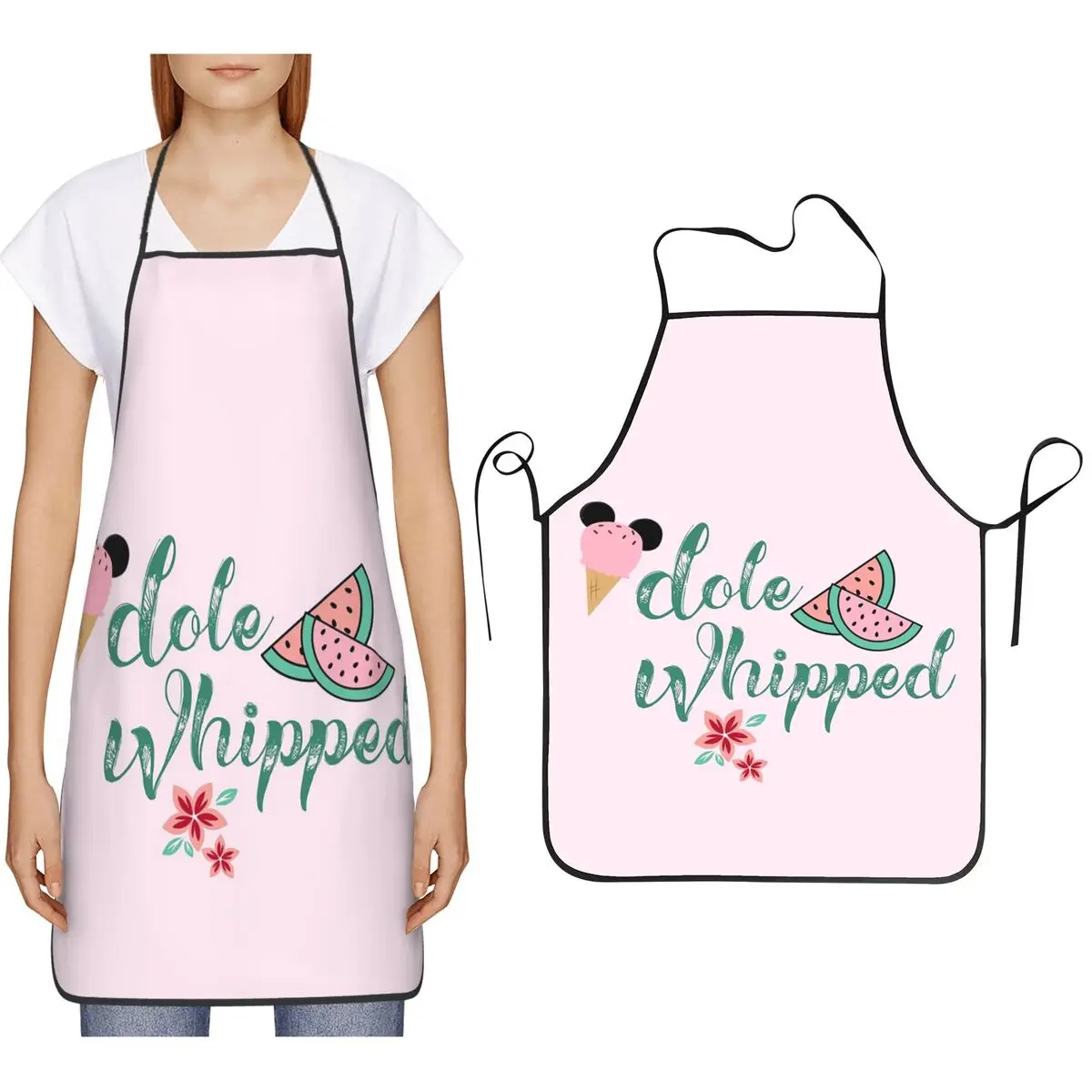 

Фартуки для взбивания арбуза Dole, фартуки для шеф-повара, приготовления пищи, выпечки, нагрудник без рукавов, кухонный сарафан для чистки для женщин и мужчин, живопись