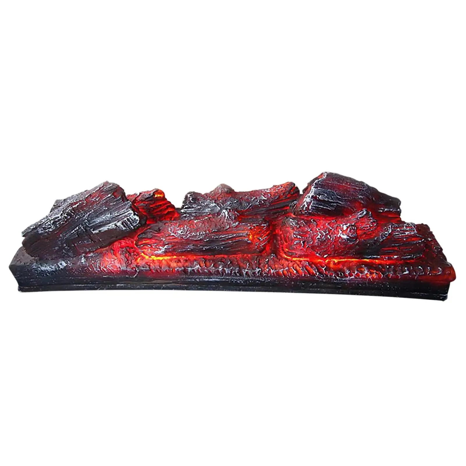 Electric Fireplace Fake Firewood Simulation Charcoal for Shooting Props Home