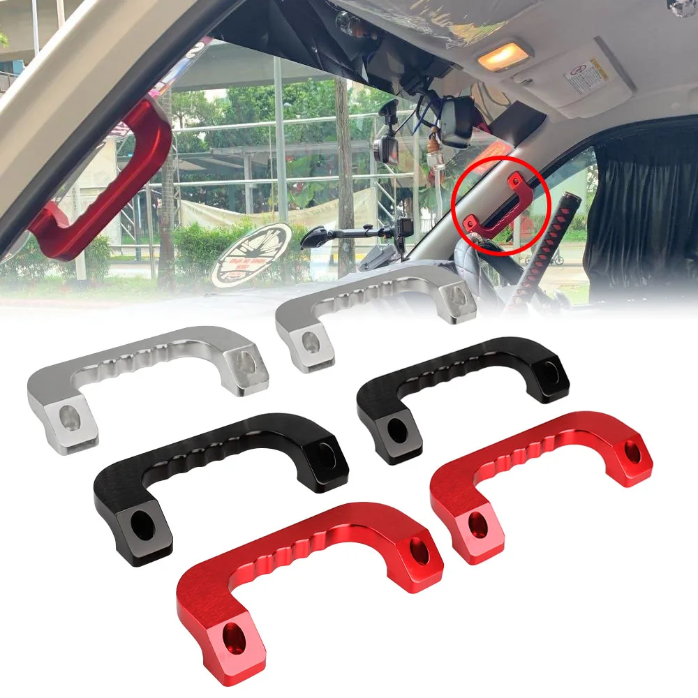 Aluminum Interior Pull  Car Grab Roof Handle Bar Handle Support Roof Grip for Toyota Hiace 05-18