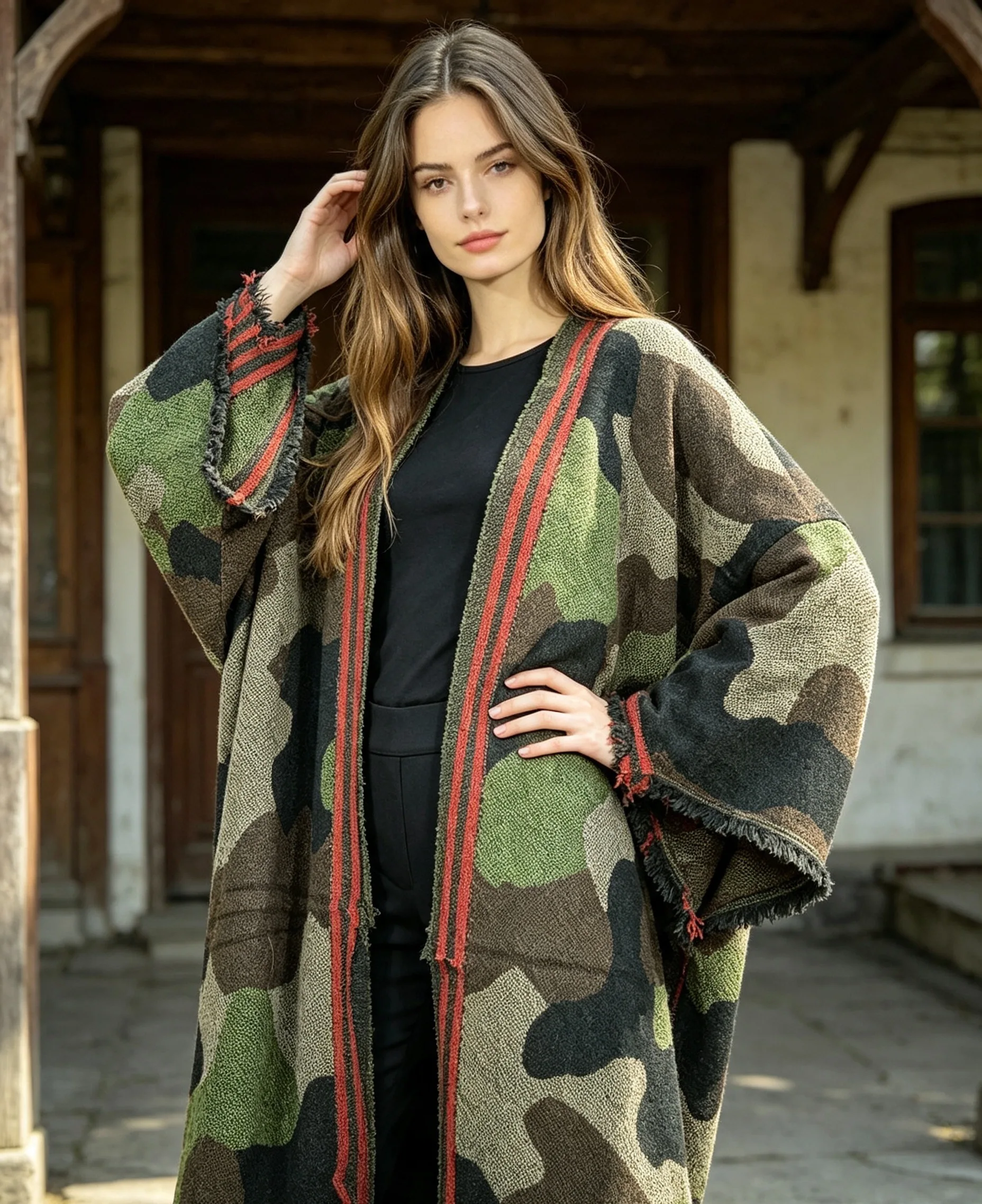 كارديكان طويل مع تمويه مطبوع ل - مراجعة Winter Clothing Outlet وسعره