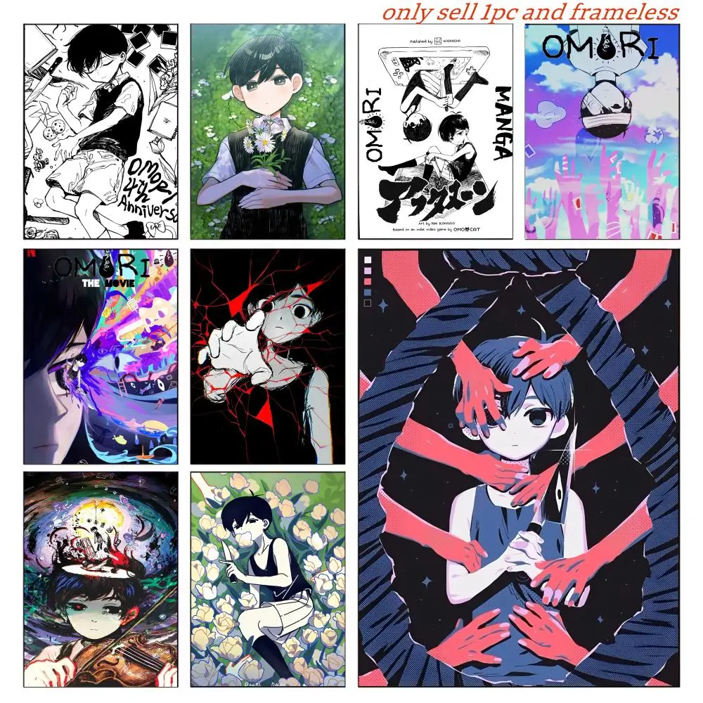 O-omori Video Games Poster Posters Sticky Vintage Room Home Bar Cafe Decor Kawaii Room Decor