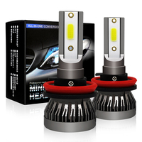 MINI LED Car Headlight H11 H7 Auto LED Bulb Fog Light 9005/HB3 H4 Hi/Lo Car LED Canbus Headlamp Kit 6000k 12V Car Acesssories