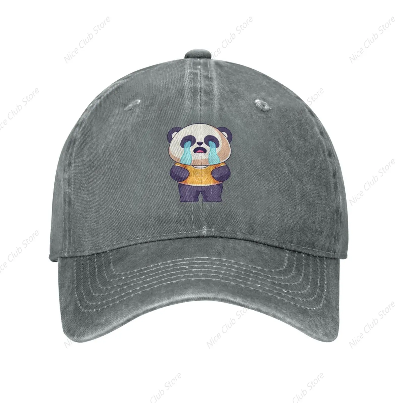 Sad Panda Baseball Cap Women Men Hat Vintage Cowboy Hats Trucker Sun Hat