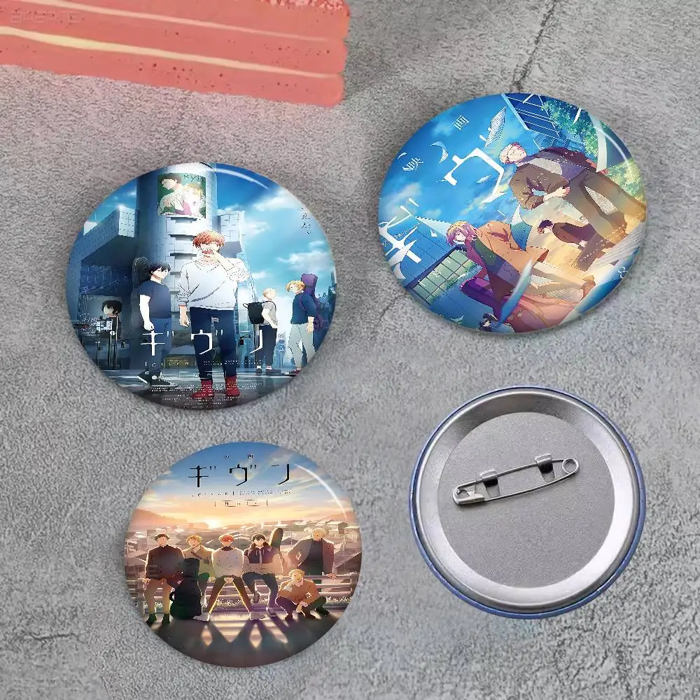 Anime G-Given Creative Tinplate Soft Button Pins Animal Icon Brooch Lapel Backpack Badge Accessories Pin