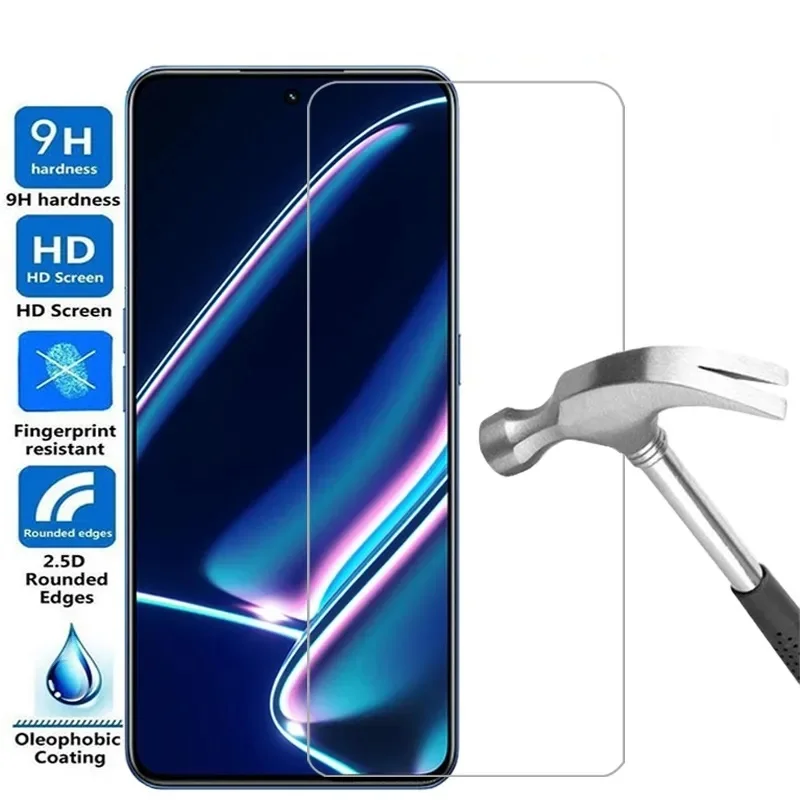 Tempered Glass For Realme GT Neo 5 SE 3 3T 2 2T Screen Protector On For Realme 11 10 10S 10T 10S GT3 GT2 Pro 4G 5G Glass Film