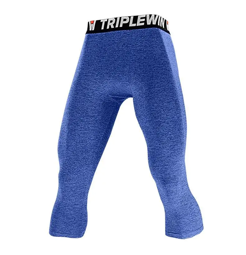 Mężczyźni kobiety letnie legginsy Capri do biegania siłownia 3/4 spodnie męskie koszykówka piłka nożna piłka nożna Fitness ćwiczenia sportowe przycięte legginsy 02