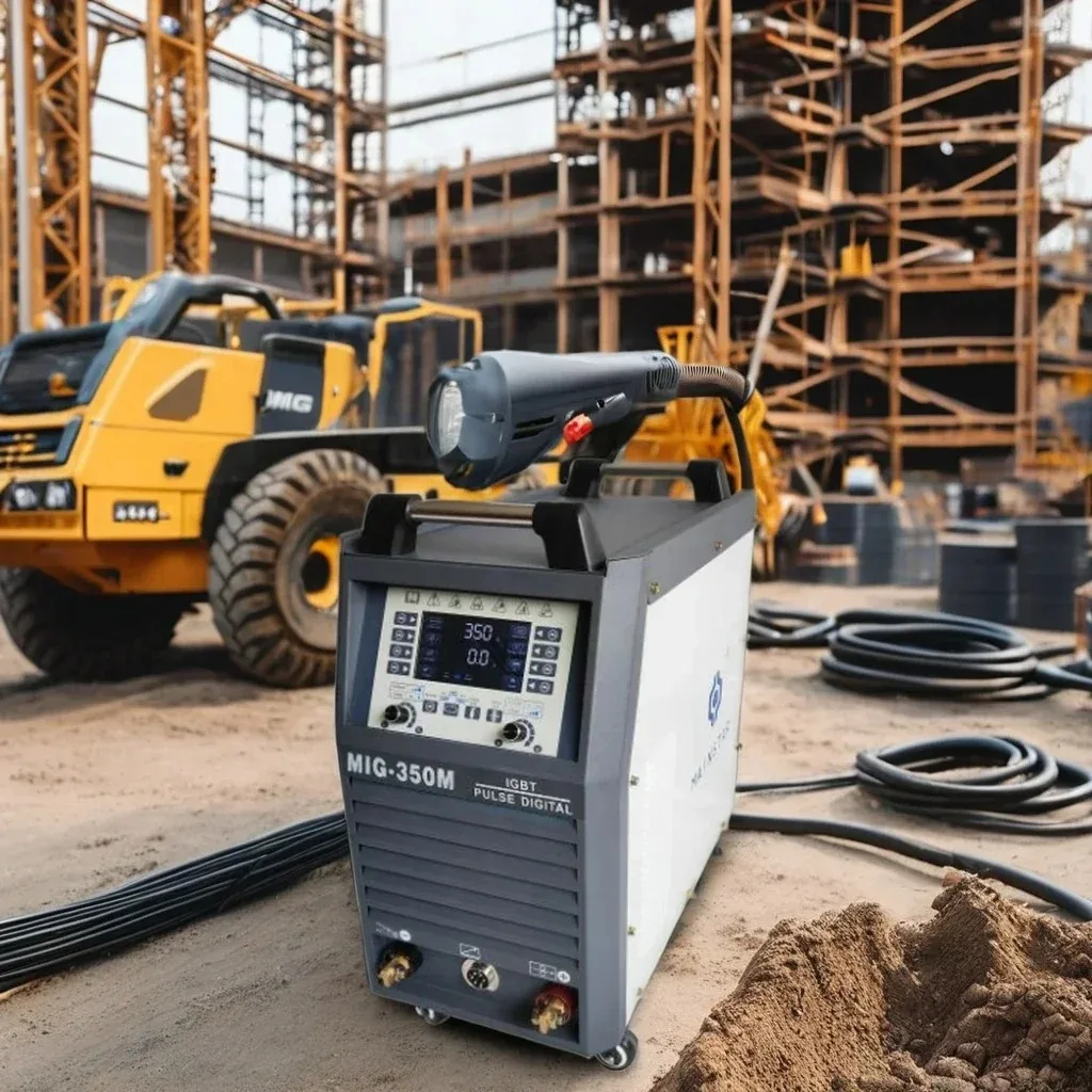 IGBT Inverter MIG Welder Double Pulse 350V for Aluminium And Stainless Steel - Voltage Selection 220V/380V/440V Welding Machine