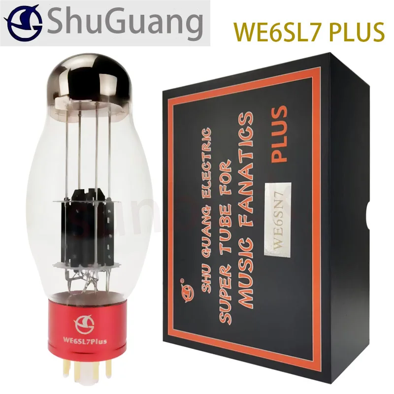 ShuGuang WE6SL7 PLUS 6SL7 Vacuum Tube Precision Matching Valve Uupgradation 6N9P 5691 CV1985 6H9C 6SL7 Electronic Tubes