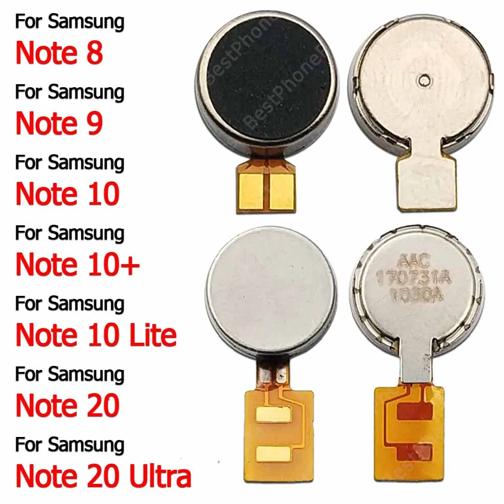 Vibration For Samsung Galaxy Note 10 Lite 10+ Plus 20 Ultra 5G 8 9 Vibrator Motor Ringer Repair Replacement Spare Parts