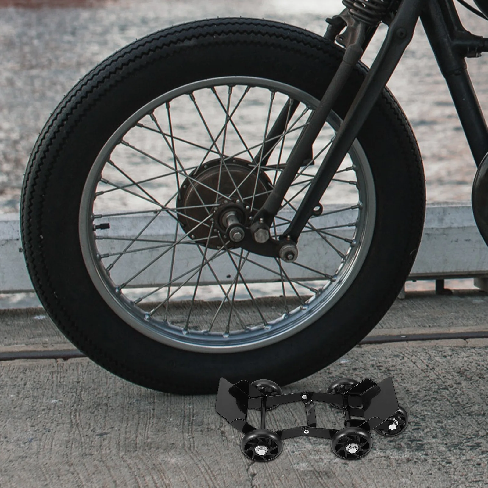 دراجة نارية شقة الإطارات المحرك أداة الطوارئ الثلج الإطارات عربة الثقيلة دراجة ثلاثية العجلات المساعدة عربة الثلج