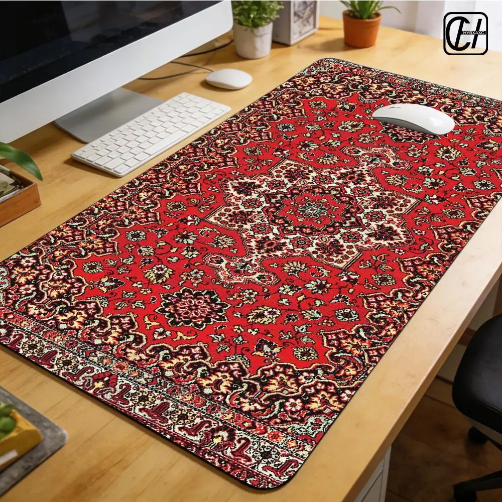 

Persian Mouse Pad Large HYB XXC Big Office Carpet Mat Gamer Rug Desk Accessories Computer Table Pads Company Speed Extended