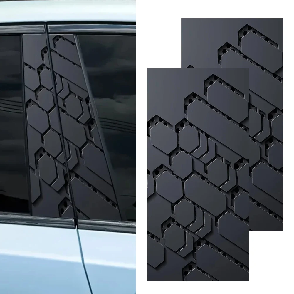 Vinyl Car Stickers 2-Pack For B-Pillar Integration Compatible With For All Common Vehicle Platform