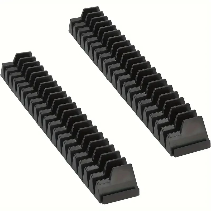 23 PCS Magnetic Wrench Organizer Rack for Toolbox Magnetic Wrench Holder Wrenches Drawer Storage Shelf Compact ABS Wrench Holder