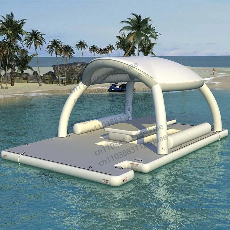 Inflatable bar, water sunshade, sofa floating platform, floating bed floating board