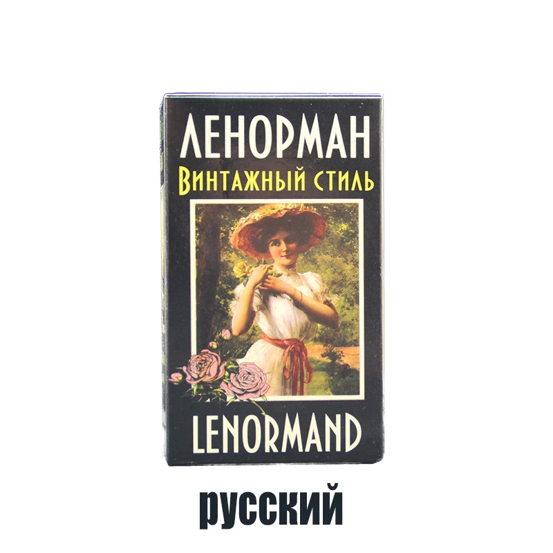 2024 New Arrival Tarot of Lenormand Russian Version Oracle Tarot Cards Board Game Playing Cards Game Divination Fate Tapo