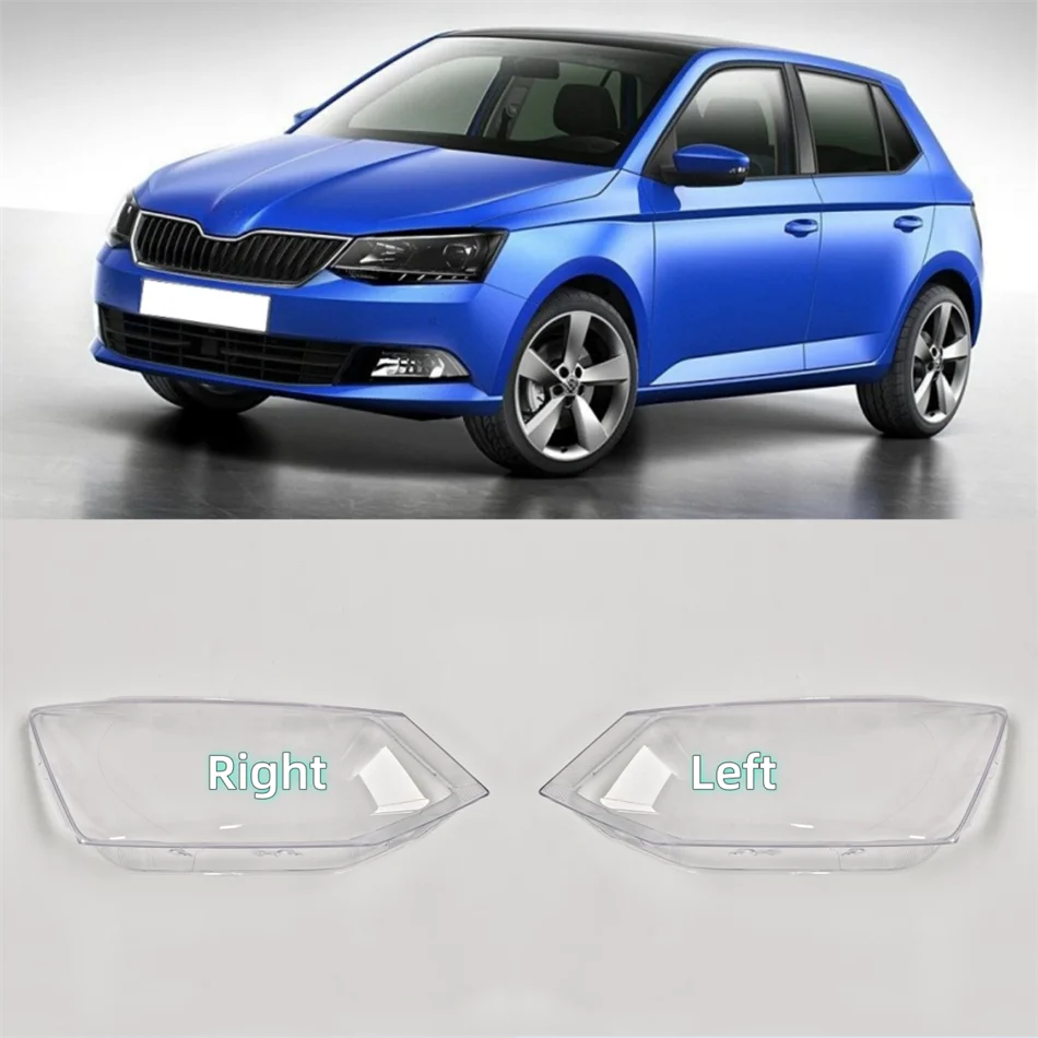 

For Skoda Fabia 2015 2016 2017 Lamp Shell Head Light Car Front Headlight Head Lamp Lens Cover Shell Lampshade