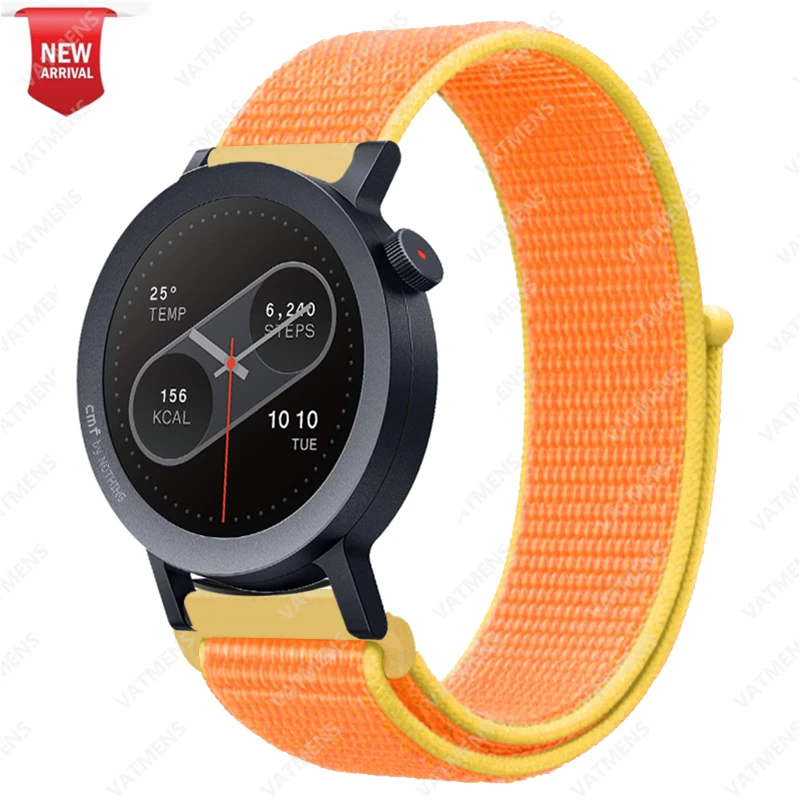 Watch Pro 2-Armband für CMF Watch Pro 2 Ersatz-Smartwatch-Armband, Nylon-Sport-Loop-Armband, Correa-Band – Detail 15