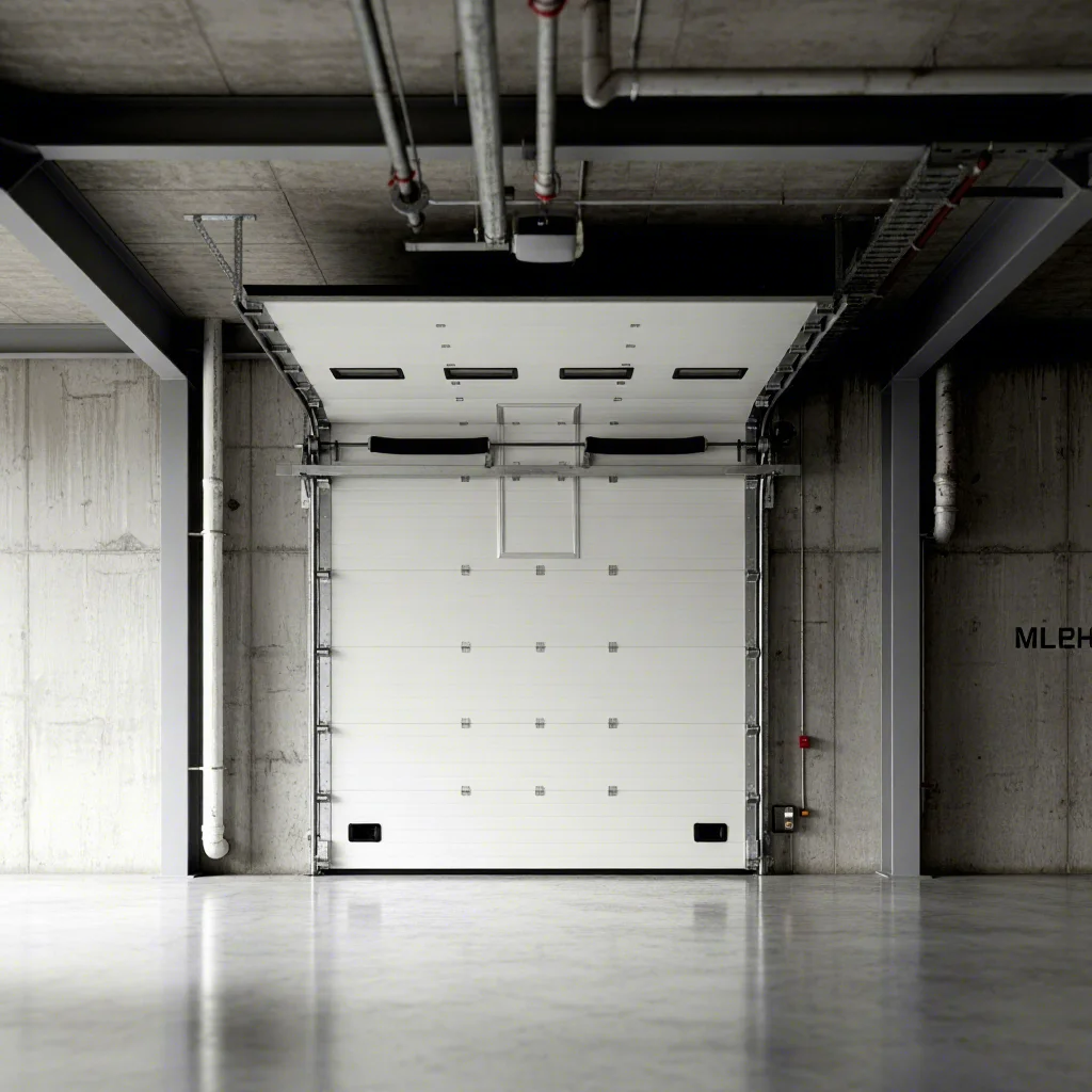 China Manufacturer Industrial Door Panel Strong and Durable Garage Sectional Door 16*7 8*7 Overhead Door