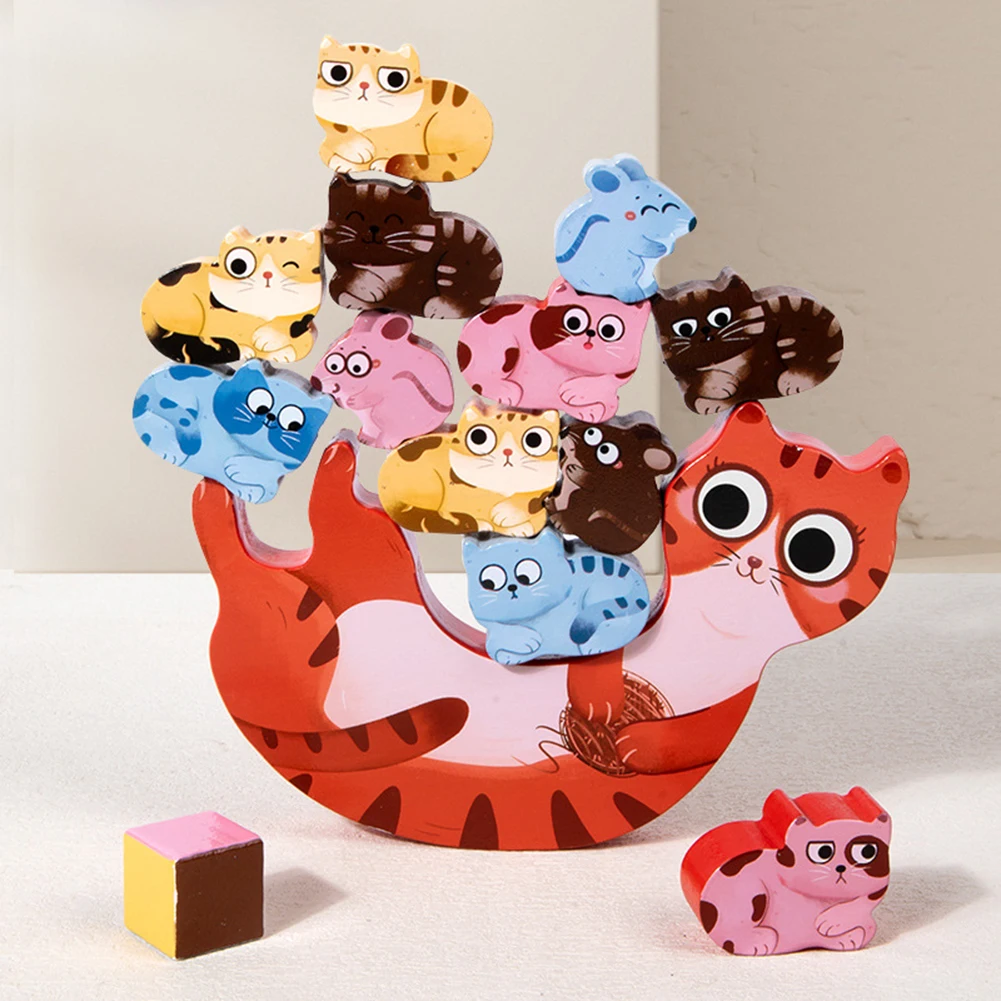 Dierenbalansblokken voor kinderen Speelgoed Denken Logica Oefenspeelgoed Cadeau voor verjaardag Kerstmis