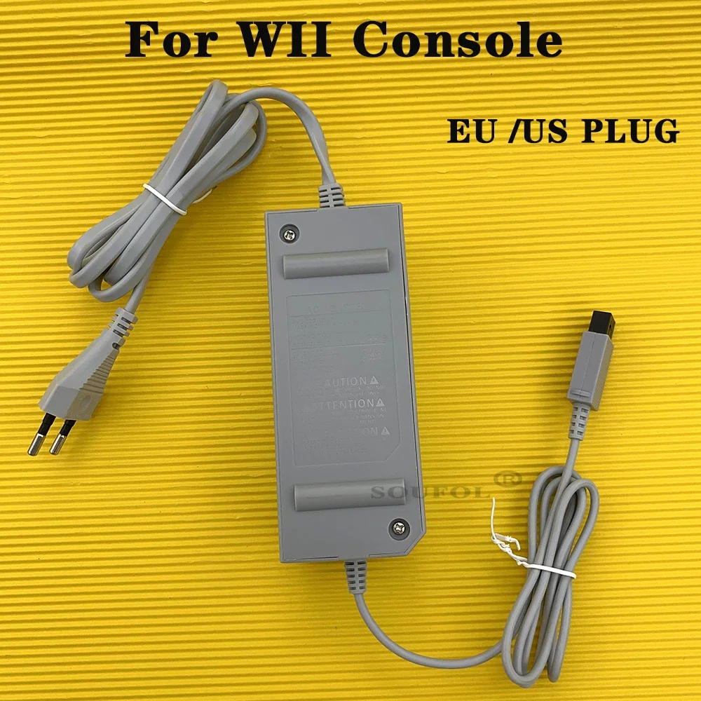 NEW ue US wtyczka zasilania Adapter AC dla nitend konsola WII Charing ładowarka kablowa 100-240V DC 12V/3.7A zasilacz do konsola Wii