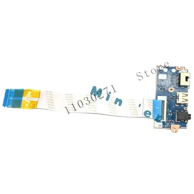 

New I/O USB Audio Board With Cable RJ45 Lan Port For E570 E575 NS-A831 NBX0001J000 ++