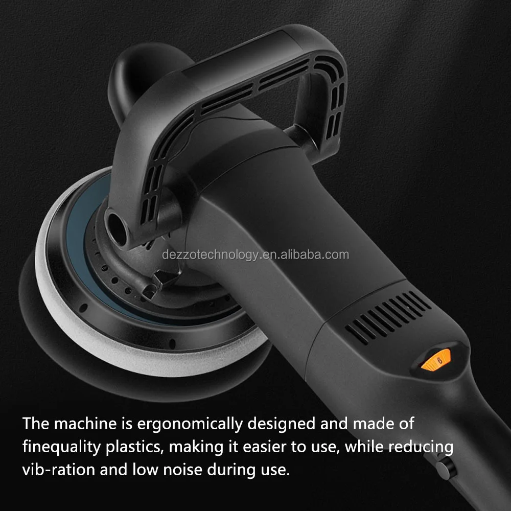 1250W 220 V 3800r/min Maximum Speed Car Polishing Machine 15mm Shock Polishing Machine