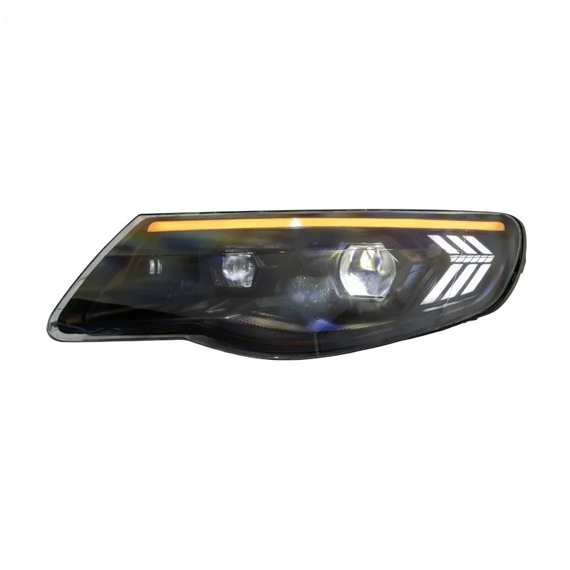 

[1979ll] Car Lights 2007 2008 2009 2010 Front Headlamp Upgrade To Led Headlights DRL For Volkswagen VW Touareg