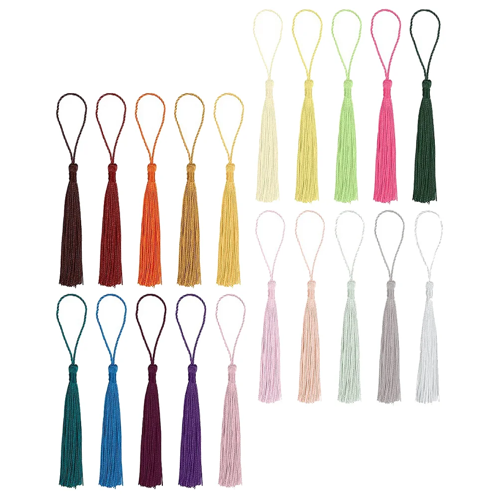 300 Pcs Tassels Home Pendant Hat Keychain Hanging Household Decor Ring Curtain Craft Fan Bookmarks