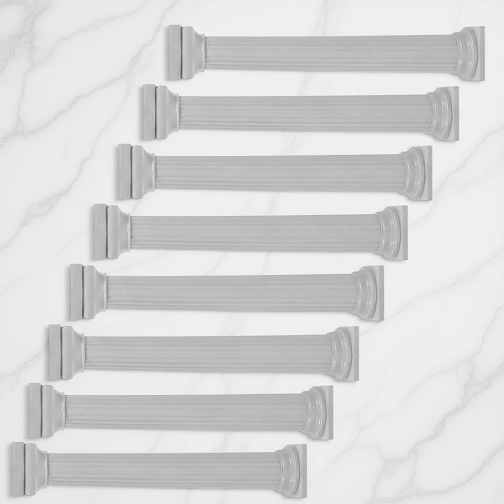 

8pcs Cake Support Rods Roman Column Design Tiered Cake Stand For Wedding Birthday Anniversary Plastic Pillars Dessert Display