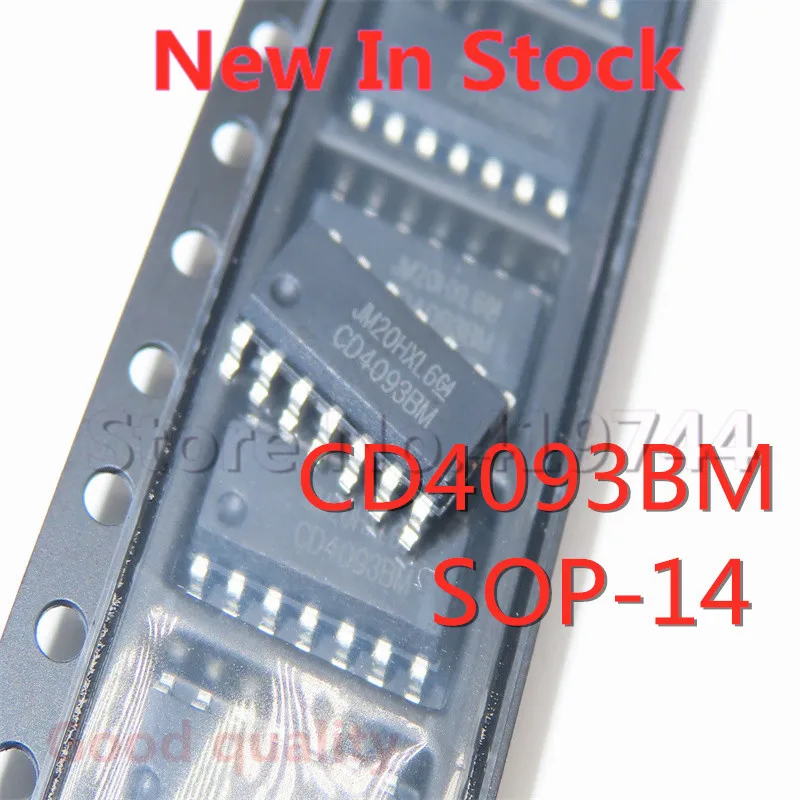 

10 шт./партия CD4093 CD4093BM SMD SOP-14 четыре 2 входных триггера Schmitt в наличии новый оригинальный IC