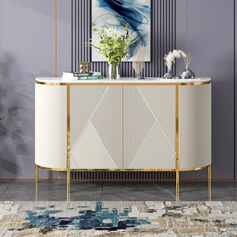 

Light luxury foyer cabinet, entrance door, shoe cabinet, minimalist modern American dining cabinet, living room wall facing marb