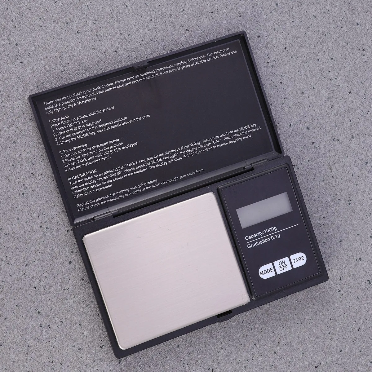

Electronic Scale 0.01 Gram Precision Digital Jewelry Number Pocket 0.01g Packet