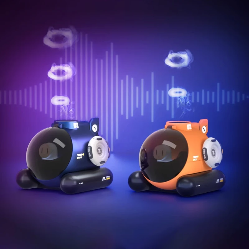 

Smoke ring humidifier office decompression table with voice activated submarine humidifier tide play spaceship