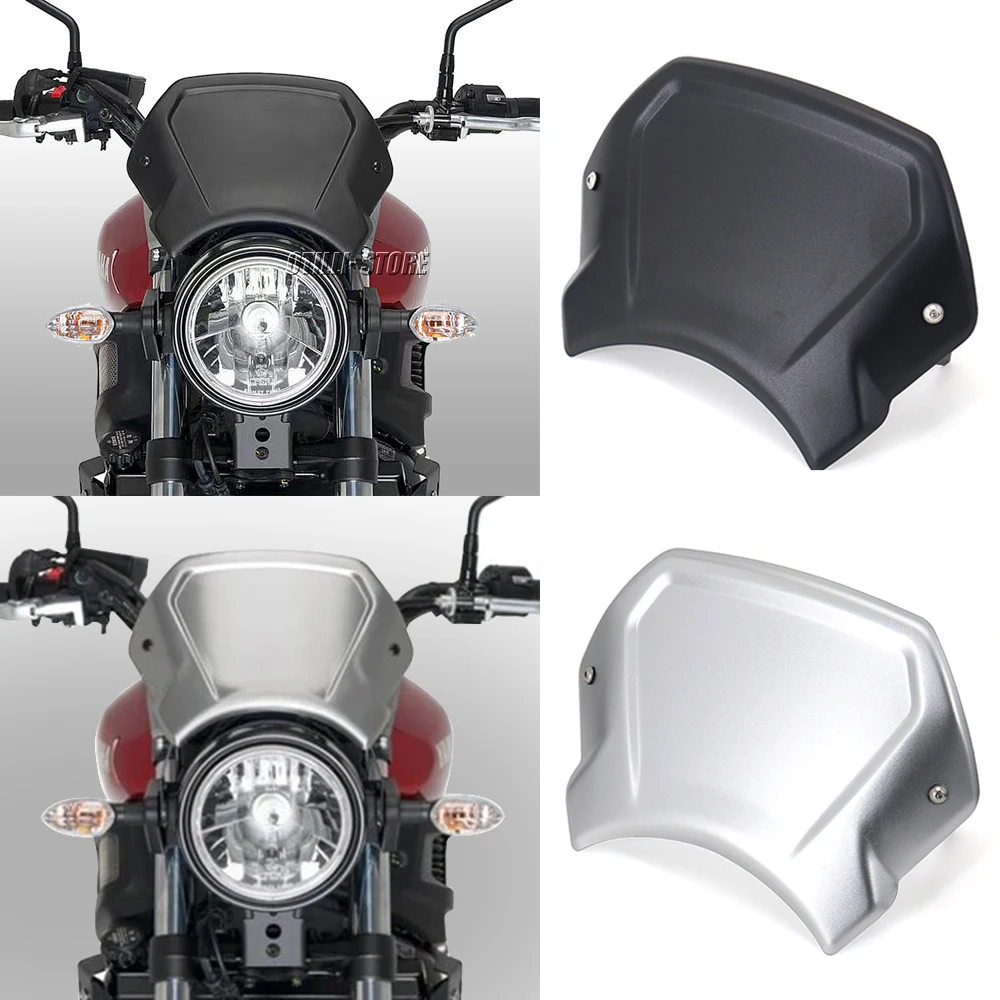 For YAMAHA XSR900 2016-2021 New Motorcycle Windshield Rust-proof Aluminum Windscreen Adjustable Motocross Wind Shield Deflectors