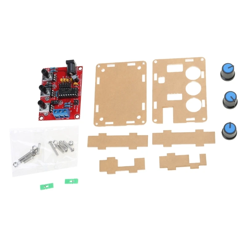 CG XR2206 Signal Generator DIY Kit 1Hz-1MHz Function Generator Triangle Square Sine Waves Output 1Hz-1MHz with Case