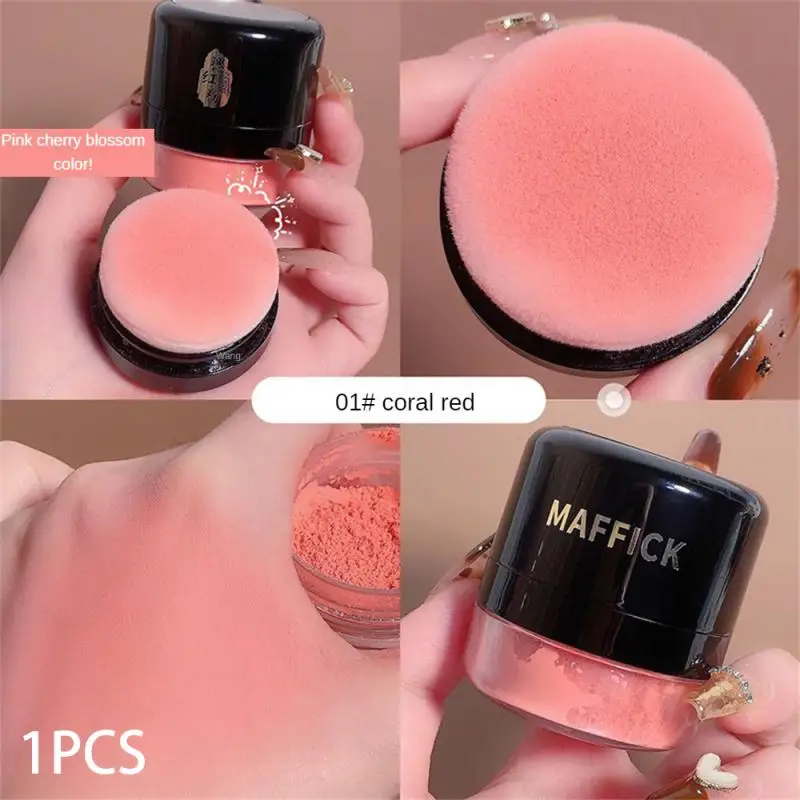 1/3pcs Matte Blush Mushroom Head Lazy Air Cushion Waterproof Lasting Blusher Palette Cheek Contour Natural Cheek Tint Cosmetics