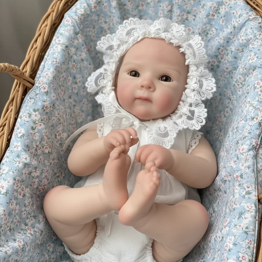 13in boca aberta bettie bebe reborn de silicone menina boneca com corpo de silicone lavável pintado à mão realista reais para niñas