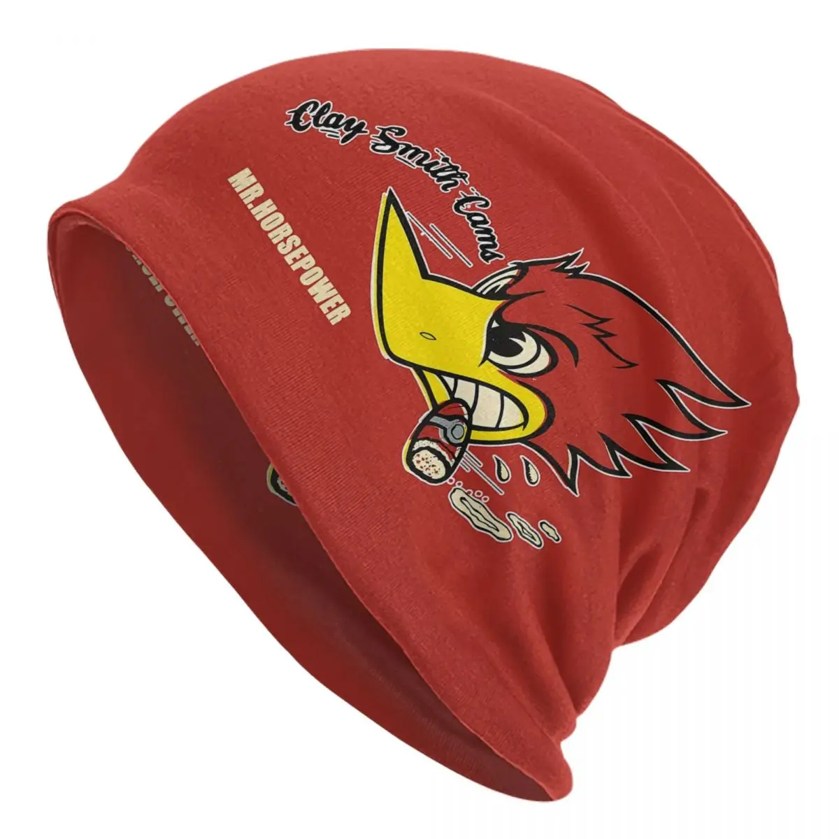 Custom Clay Smith Cams Skullies Gorros Gorros Gorro de punto de invierno Adulto Unisex Mr. Sombreros de capó de motocross con motor de carreras de caballos de fuerza