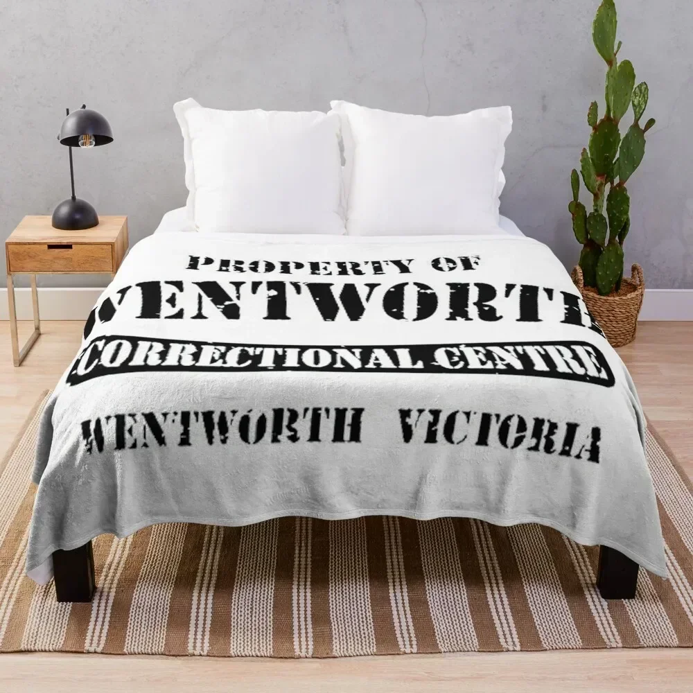 

Wentworth Correctional Center Throw Blanket Foldable Soft Warm Blanket for Outdoor Use
