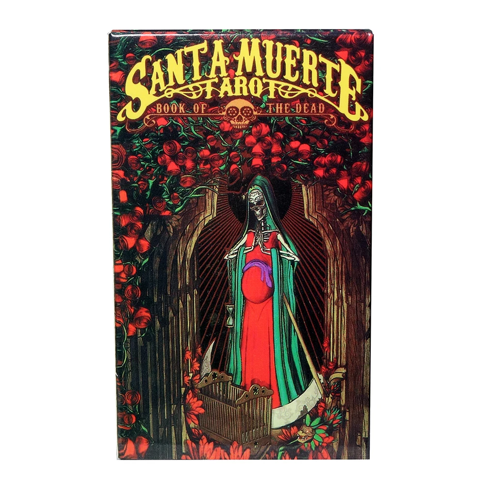 Tarot Santa Muerte Deck Cards Fate Divination Table Games Playing Card Family Party Board Game Entertainment In Spanish Tarot