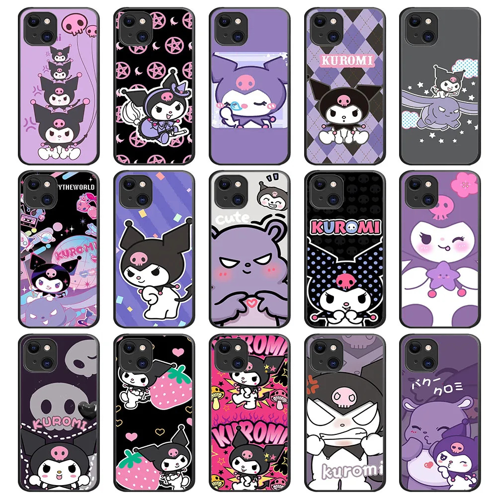 SK-19 Cute Kuromi Silicone Case For Realme C2 C3 X2 XT C21 3 3i 5 5i 6 6i 6s Narzo 20 30A 50i Pro