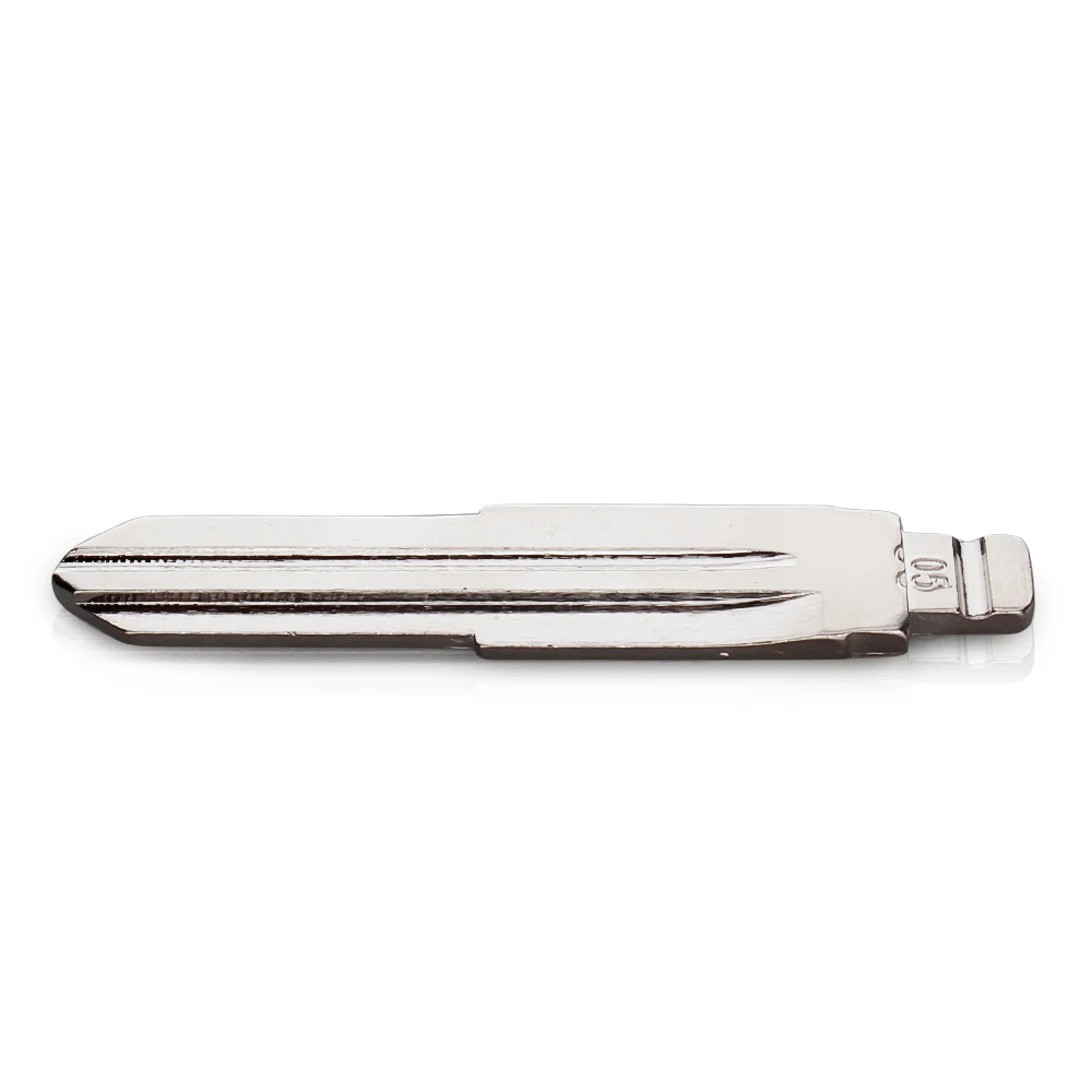 KEYYOU 10 pezzi NUOVO # 05 Nuova lama chiave per auto in metallo bianco LISHI MIT8 per Suzuki Wagon R per Chevrolet Spark Chiave non tagliata Car-styling