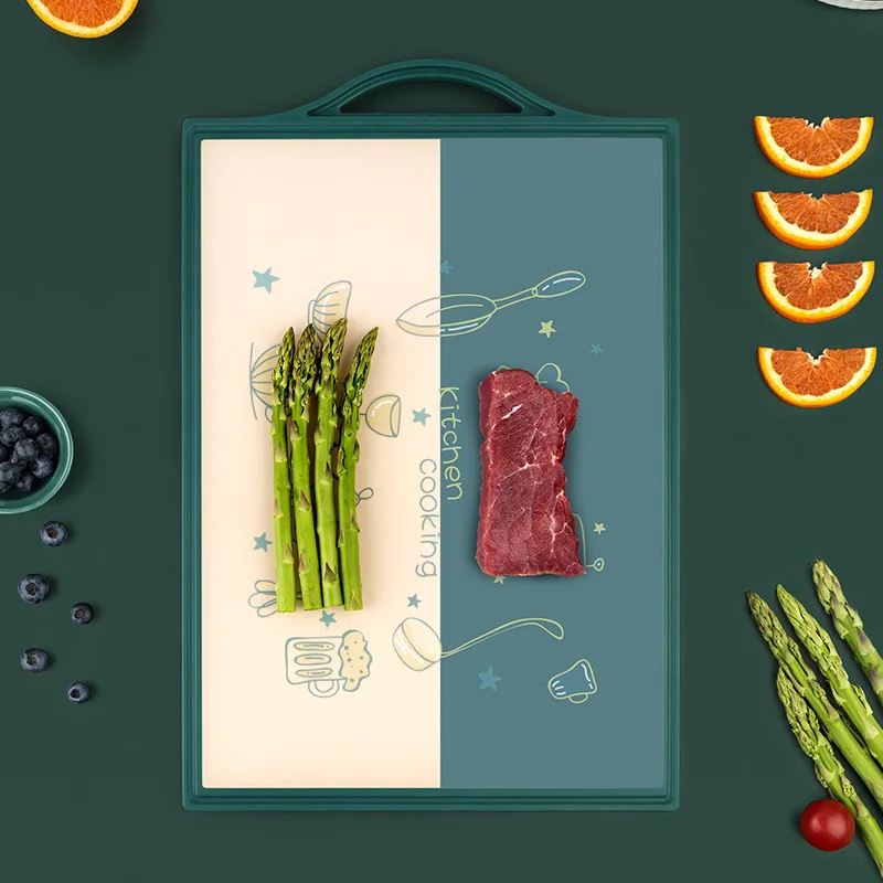 

Cutting board household chopping board sticky board kitchen and panel double-sided cutting board Meitu plastic cutting board