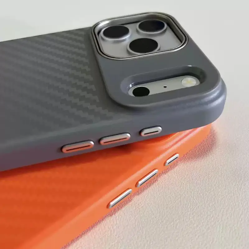 Spigen ENZO ATAMID MagFit For Magsafe Magnetic Case For iPhone Air 16 17 Pro Max Carbon Fiber Pattern Hard Phone Case/Cover - 5